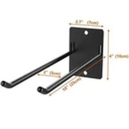 Havendro Tool Organizer, Wall Mounted Garden 2 Hooks in Black - thumbnail 2