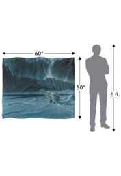 Wild Wings Polar Night Light 2 Silky Touch Super Soft Throw Blanket 152 X 127 cm in White - thumbnail 5