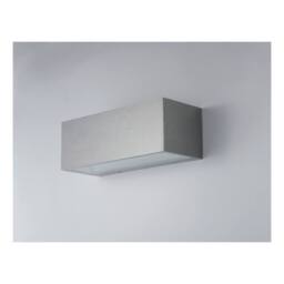 Netlighting TWIN LED 2 Light Up Down Light Nickel IP54 3000lm 4000K 30x10.8x12cm in Grey - Size: 30x10.8x12 cm - thumbnail 1
