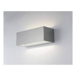 Netlighting TWIN LED 2 Light Up Down Light Nickel IP54 3000lm 4000K 30x10.8x12cm in Grey - Size: 30x10.8x12 cm - thumbnail 2