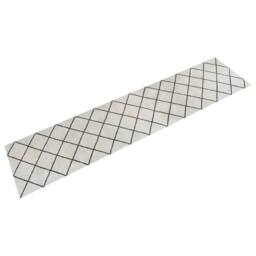 Berkfield Home Kitchen Rug Washable Square 60x300 cm Velvet in Light Beige - thumbnail 2