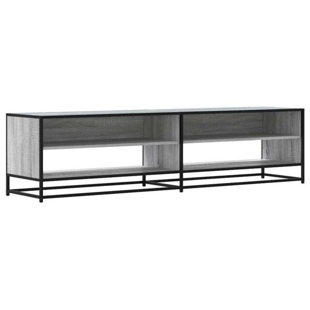Berkfield Home TV Cabinet Grey Sonoma 180.5x40x46 cm Engineered Wood - image 1