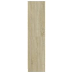 Berkfield Home Wardrobe with Drawers Sonoma Oak 50x50x200 cm Engineered Wood in Brown - Size: 50 x 50 x 200 cm - thumbnail 5