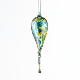 Sienna Glass 16cm Friendship Droplet Mermaid in Green - thumbnail 2