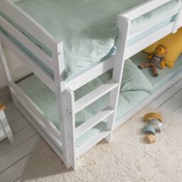 Nöa and Nani Mimi Shorty Bunk Bed Splits into Toddler and Day Bed in White - thumbnail 4