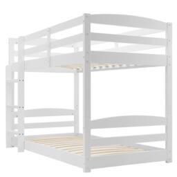 Nöa and Nani Mimi Shorty Bunk Bed Splits into Toddler and Day Bed in White - thumbnail 7