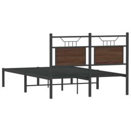 Berkfield Home Decorative Bed Frame Frame Brown Oak 120x190 cm Small Double Wood - thumbnail 8