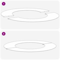Berkfield Home Plastic Planter White Plastic Medium Durable Plastic Planter - thumbnail 7