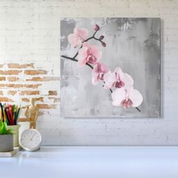 "Warren Reed - Designer Blossom On A Branch Canvas - Size: W16"" x H16""" - thumbnail 1