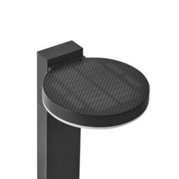 Wyld and Coco Solar LED Bollard 50cm Black - Motion Sensor - thumbnail 5