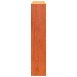 Berkfield Home Headboard with Storage Wax Brown 135 cm Solid Wood Pine - thumbnail 5
