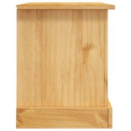 Berkfield Home TV Cabinet Mexican Pine Corona Range 91x43x56 cm in Brown - Size: 91 x 43 x 56 cm - thumbnail 6