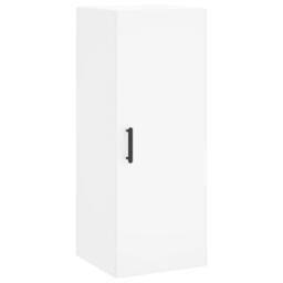 Berkfield Home Highboard White 34.5x34x180 cm Engineered Wood - thumbnail 7