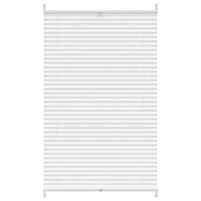 Berkfield Home Plisse Blind 90x150cm White Pleated Blind - Size: 90x150 cm - image 1