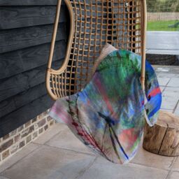 Benjamin Tate Design London Eye Blanket in Natural - Size: 120 cm x 150 cm - thumbnail 4