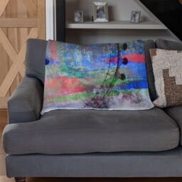 Benjamin Tate Design London Eye Blanket in Natural - Size: 120 cm x 150 cm - thumbnail 2