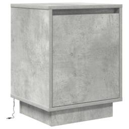 Berkfield Home Durable Bedside Cabinets with LED Lights¬†2 pcs Concrete Grey 38x - thumbnail 7