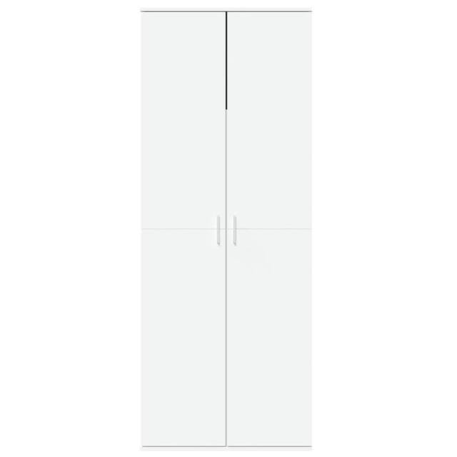 Berkfield Home Highboard White 70x35x180 cm Engineered Wood - Size: 70 x 35 x 180 cm - image 1