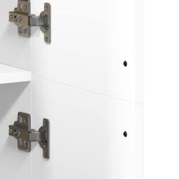 Berkfield Home Highboard White 70x35x180 cm Engineered Wood - Size: 70 x 35 x 180 cm - thumbnail 8