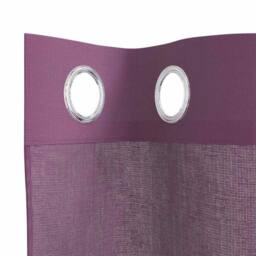 Berkfield Home Voile Curtains with Grommets 2 pcs Purple 140x175 cm - thumbnail 5