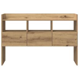 Berkfield Home Sideboard Artisan Oak 105x30x70 cm Engineered Wood in Brown - Size: 105 x 30 x 70 cm - thumbnail 4