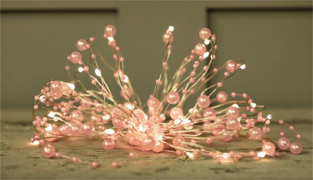 Luxform Solar 50 Led Microlight Pearl Romantic Pink - image 1