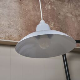 ValueLights Civic Pair of White Ceiling Pendant Shade - thumbnail 3