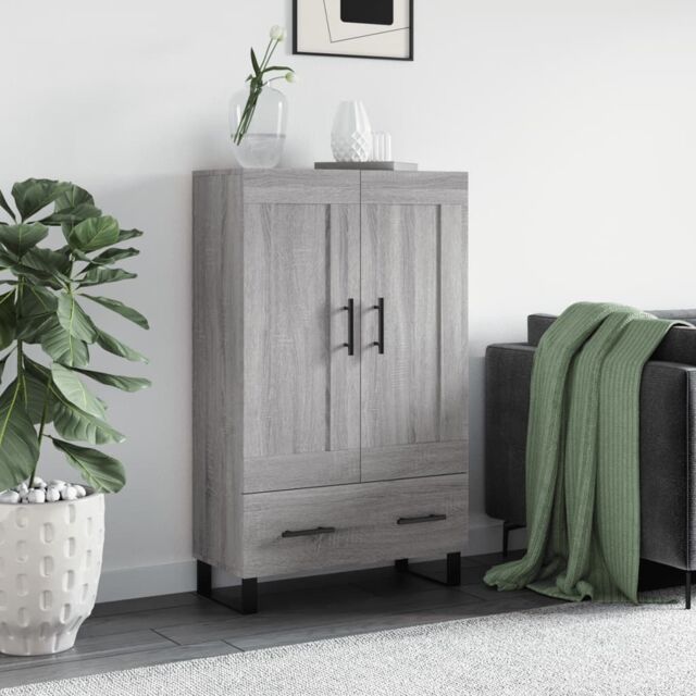Berkfield Home Highboard Grey Sonoma 69.5x31x115 cm Engineered Wood - image 1