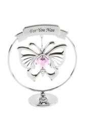 KDMD Crystocraft Chrome Plated Circle Ring - For You Nan in Silver - thumbnail 1
