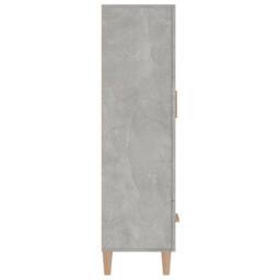 Berkfield Home Highboard Concrete Grey 70x31x115 cm Engineered Wood - Size: 70 x 31 x 115 cm - thumbnail 5