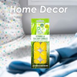 VFM e-Store Citronella Tealight Candles Insect Repellent, Pack of 10 4cm Yellow - thumbnail 3