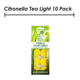 VFM e-Store Citronella Tealight Candles Insect Repellent, Pack of 10 4cm Yellow - thumbnail 2