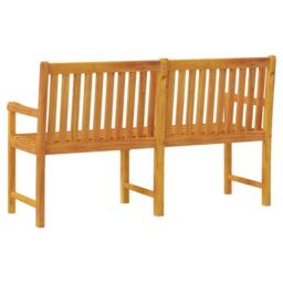 Berkfield Home Garden Bench 150 cm Solid Acacia Wood in Brown - thumbnail 5