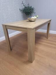 KOSY KOALA Oak Effect Dining Table Set With 6 Black Velvet Chairs in Light Oak - thumbnail 6