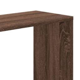 Berkfield Home Bookcase 5-Tier Brown Oak 45x23.5x162.5 cm Engineered Wood - thumbnail 6