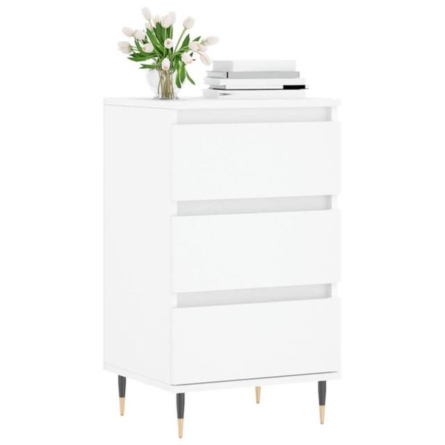 Berkfield Home Sideboard White 40x35x70 cm Engineered Wood - Size: 40 x 35 x 70 cm - image 1