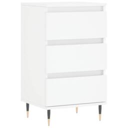 Berkfield Home Sideboard White 40x35x70 cm Engineered Wood - Size: 40 x 35 x 70 cm - thumbnail 3