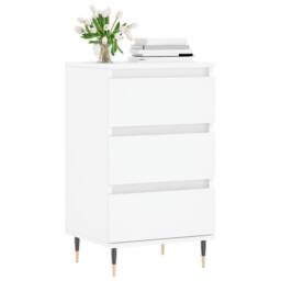 Berkfield Home Sideboard White 40x35x70 cm Engineered Wood - Size: 40 x 35 x 70 cm - thumbnail 1