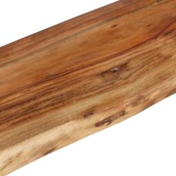 Berkfield Home Wall Shelves 2 pcs 110x20x18 cm Solid Wood Acacia in Brown - Size: 110 x 20 x 18 cm - thumbnail 6