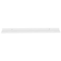 Berkfield Home Wall Shelves 2 pcs High Gloss White 100x9x3 cm - Size: 100 x 9 x 3 cm - thumbnail 6