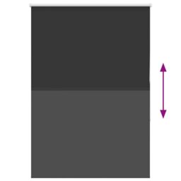 Berkfield Home Roller Blind Blackout Black 90x175 cm Fabric Width 85.7 cm Polyester - thumbnail 5