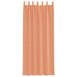 Berkfield Home Voile Curtains with Loops 2 pcs Terracotta 140x260 cm - thumbnail 4