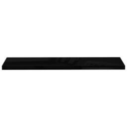 Berkfield Home Durable Floating Wall Shelf High Gloss Black 120x23.5x3.8 cm MDF - thumbnail 4