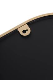H&O Direct Metal Frame Wall Mirror Arch Vanity Mirror for Living Room Bedroom in Gold - thumbnail 6
