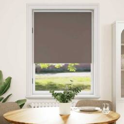 Berkfield Home Roller Blind Blackout 100 x 175 cm Coffee in Brown - thumbnail 2