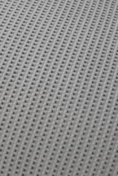 Serene 'Lindly' Waffle Duvet Cover Set in Silver - Size: Single - thumbnail 3