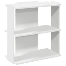 Berkfield Home Bookcase 3-Tier White 60x30x60 cm Engineered Wood - Size: 60 x 30 x 60 cm - thumbnail 2