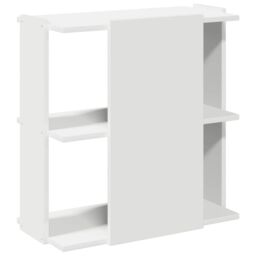 Berkfield Home Bookcase 3-Tier White 60x30x60 cm Engineered Wood - Size: 60 x 30 x 60 cm - thumbnail 6