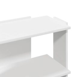 Berkfield Home Bookcase 3-Tier White 60x30x60 cm Engineered Wood - Size: 60 x 30 x 60 cm - thumbnail 7