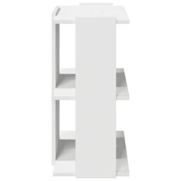 Berkfield Home Bookcase 3-Tier White 60x30x60 cm Engineered Wood - Size: 60 x 30 x 60 cm - thumbnail 5